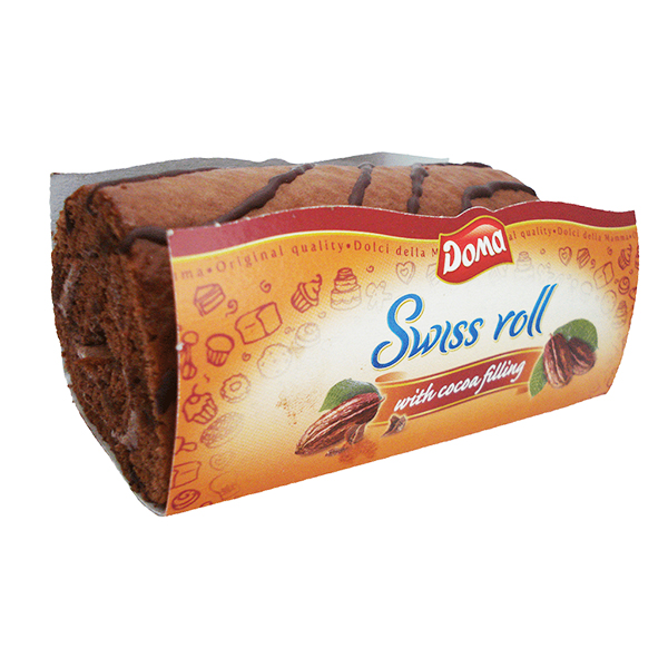 Doma Swiss Roll 115gr (Γέμιση Κακάο)