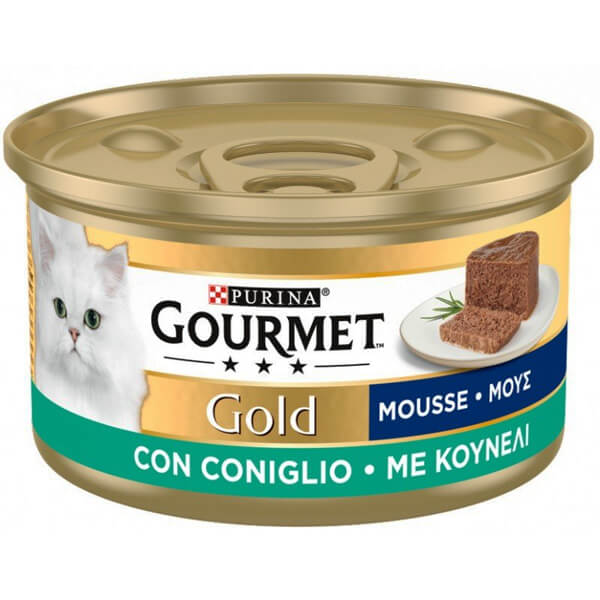 Gourmet Gold Γατοτροφή 85gr (Κουνέλι) (Pate)