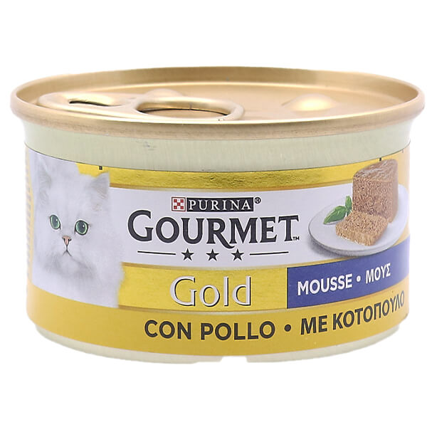 Gourmet Gold Γατοτροφή 85gr (Κοτόπουλο) (Mousse)