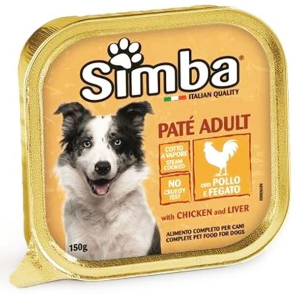 Simba Σκυλοτροφή Pate 150gr (Κοτόπουλο-Συκώτι)