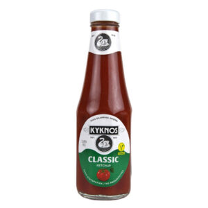Κύκνος Κέτσαπ 330gr (Γυάλινη Φιάλη)