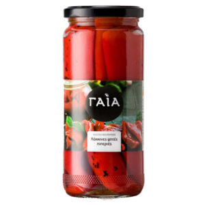 Γαία Πιπεριές Φλωρίνης Ψημένες 340gr (Βάζο)