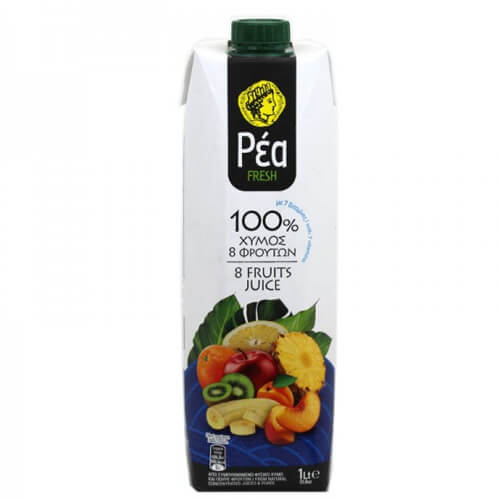ΡΕΑ Χυμός 1lt (8 Φρούτα 100% Φυσικός)