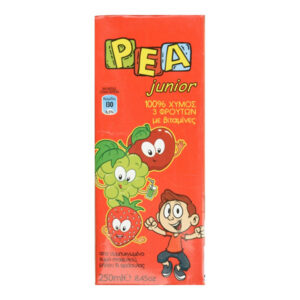 ΡΕΑ Junior Χυμός Σταφύλι, Μήλο & Φράουλα 250ml