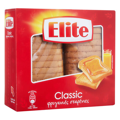 Elite Φρυγανιά Σταρένια 250gr