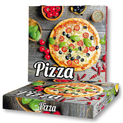Κουτιά Ζάχαρης - Ψητοπωλείου Pizza Color 20x20x4cm 100τεμ