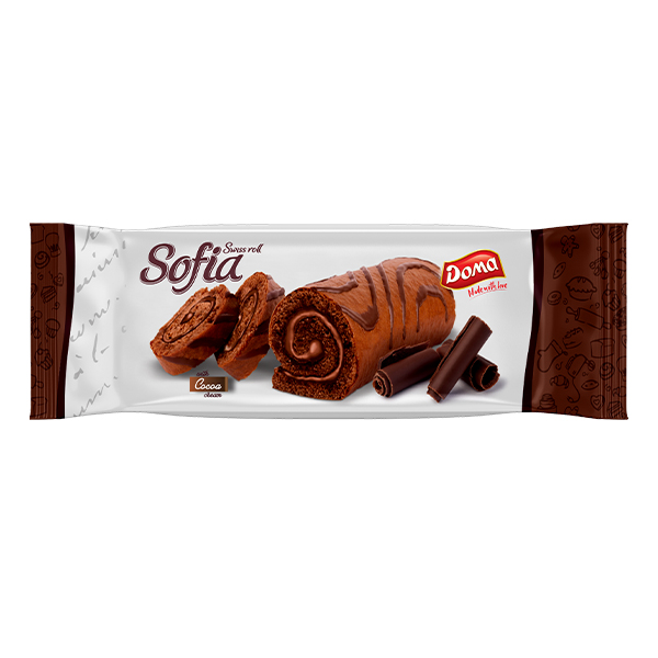 Doma Sofia Swiss Roll 200gr (Γέμιση Κακάο)