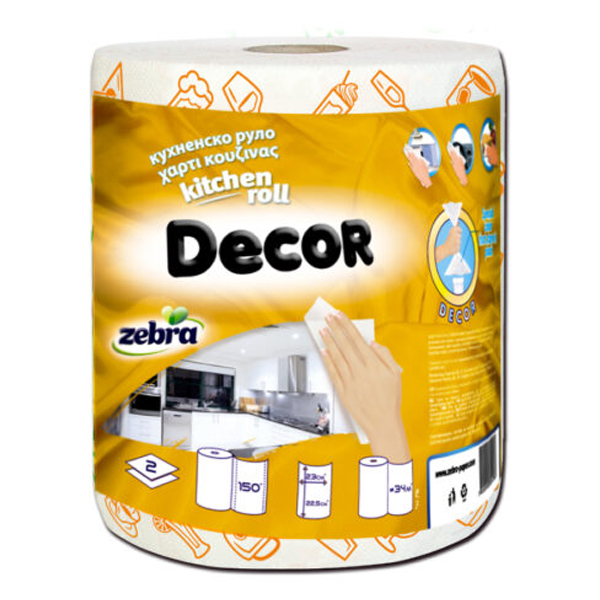 Zebra Χαρτί Κουζίνας 2Φ 300gr