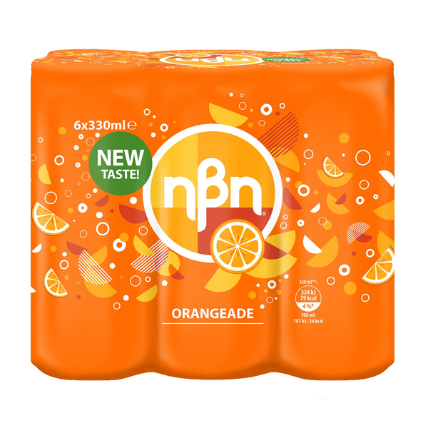 ΗΒΗ Πορτοκαλάδα 6x330ml