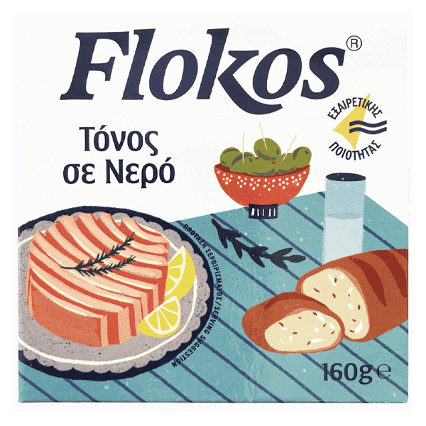 Flokos Τόνος 160gr (Σε Νερό)