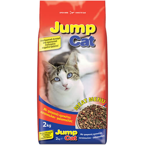 JUMP Cat Γατοτροφή 2kg (Κοτόπουλο-Γαλοπούλα)