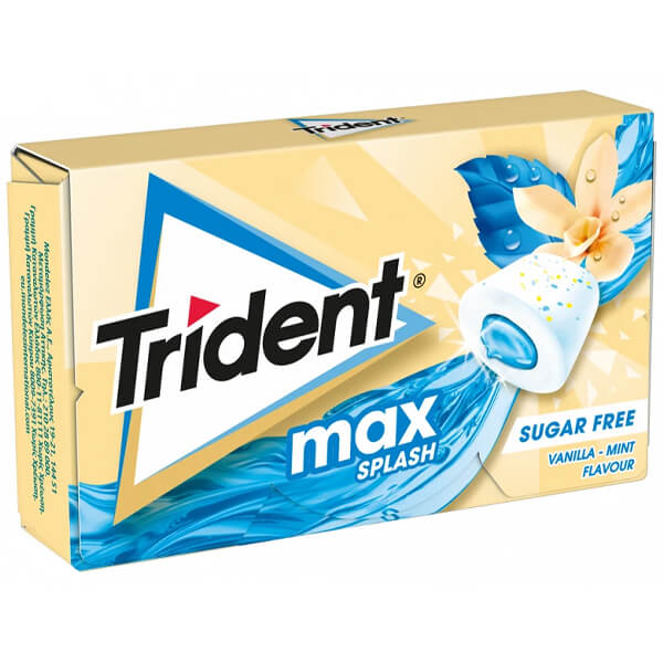 Trident Long Lasting (16x22gr) Βανίλια & Μέντα