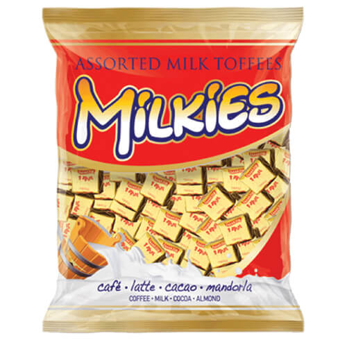 Milkies Καραμέλες Toffee 300gr (4 Γεύσεις)