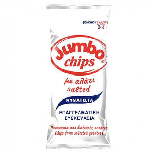 Jumbo Chips Κυματιστά Αλάτι 280gr