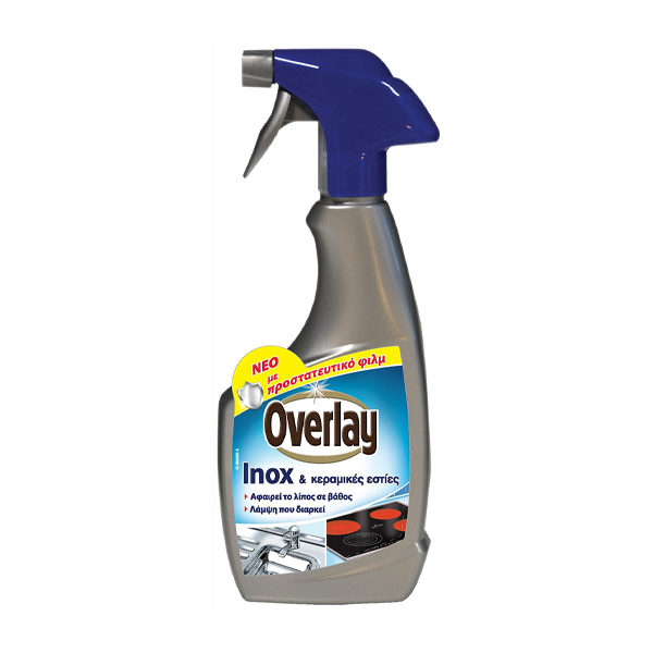 Overlay Inox & Κεραμικές Εστίες 500ml (Ψεκαστήρι)