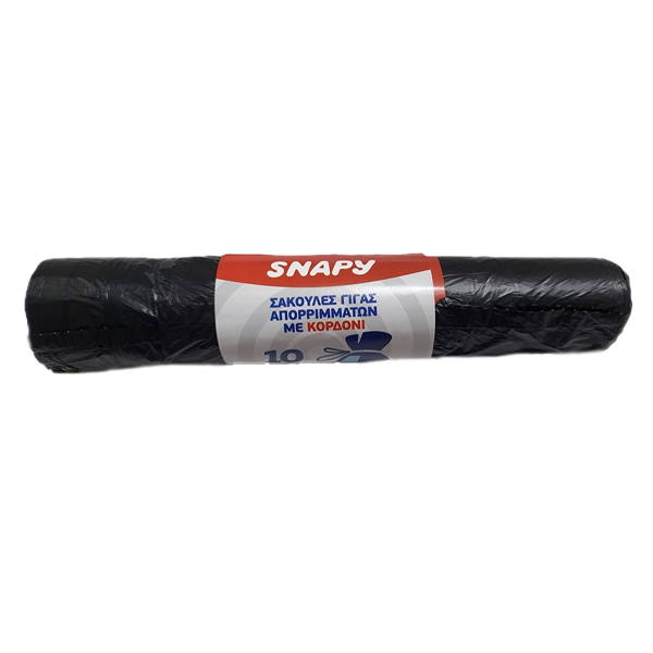 SNAPY Σακούλα Απορριμμάτων με Κορδόνι - (10τμχ) 70x95cm