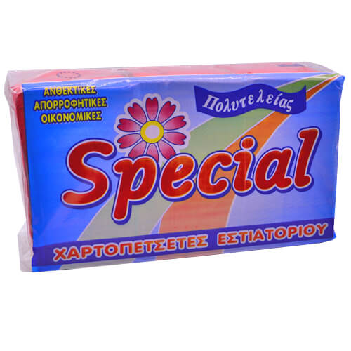 Κρίνος Χαρτοπετσέτα Special 1φ 24x24cm (Κόκκινη) 500τεμ