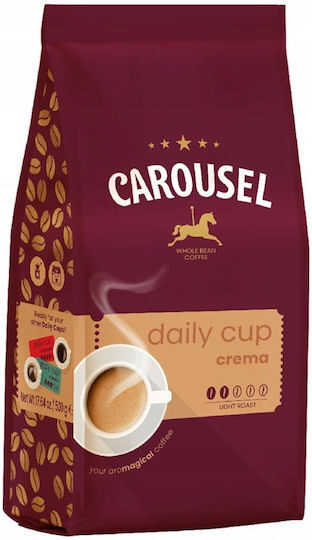Carousel Καφές Daily Crema 1kg Σε Κόκκους