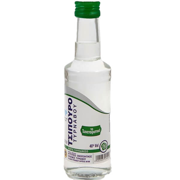 Τσίπουρο Τυρνάβου 200ml Χωρίς Γλυκάνισο (vol 40%)