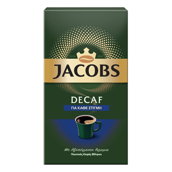 Καφές Φίλτρου Jacobs Decaf 250gr