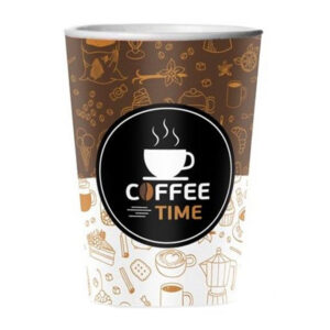 Ποτήρι Χάρτινο Coffee Time Single Wall 16oz 50τεμ