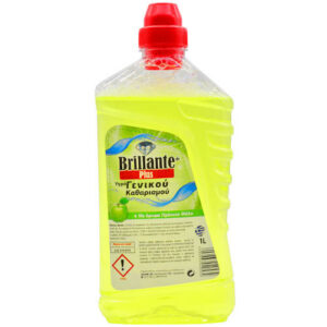Brillante Plus Υγρό Καθαρισμού 1lt (Μήλο/Κίτρινο)