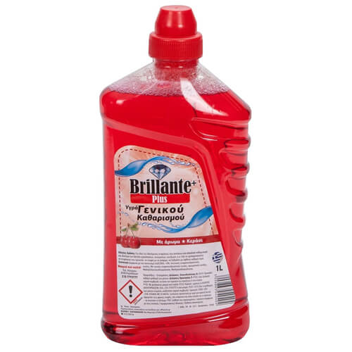 Brillante Plus Υγρό Καθαρισμού 1lt (Κεράσι/Κόκκινο)