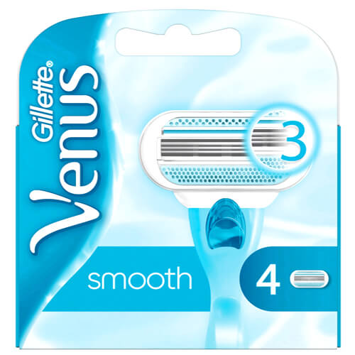 Gillette Ανταλλακτικά Ξυραφάκια 4τεμ. Venus 3 Smooth