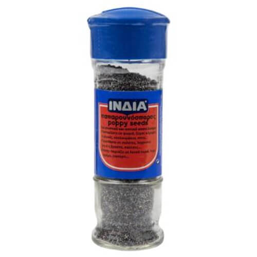 ΙΝΔΙΑ Παπαρουνόσπορος 48gr (Γυάλινο Βάζο)