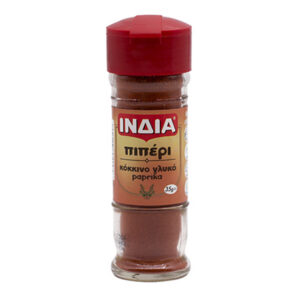 Ινδία Πιπέρι Κόκκινο Γλυκό Παπρίκα 35gr (Γυάλινο Βάζο)
