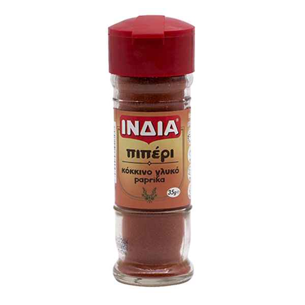 Ινδία Πιπέρι Κόκκινο Γλυκό Παπρίκα 35gr (Γυάλινο Βάζο)