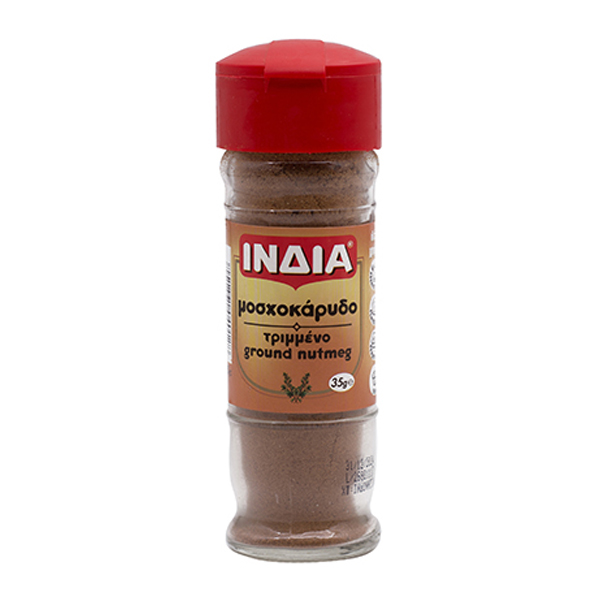 Ινδία Μοσχοκάρυδο Τριμμένο 35gr (Γυάλινο Βάζο)