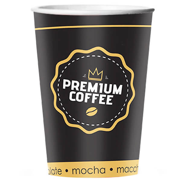 Ποτήρι Χάρτινο Gold Premium Single Wall (16oz) (50τεμ.)