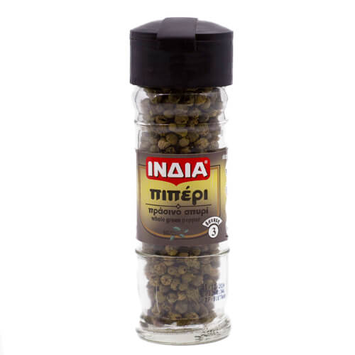 Ινδία Πιπέρι Μαύρο Σπυρί 30gr (Γυάλινο Βάζο)