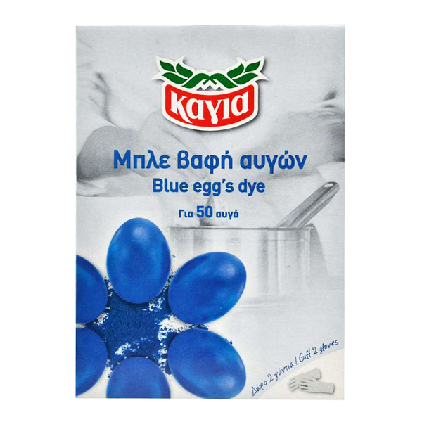 Βαφή Αυγών ΚΑΓΙΑ 3gr Μπλε Δώρο Γάντια