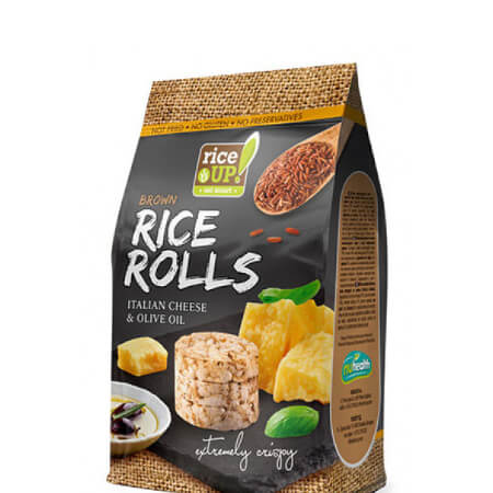 Rice Up Ρυζογκοφρέτες Ολικής 50gr (Παρμεζάνα)