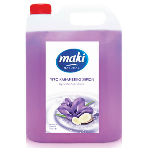 Μάκι Καθαριστικό Χεριών 4lt (Λεβάντα & Κουκουνάρι)