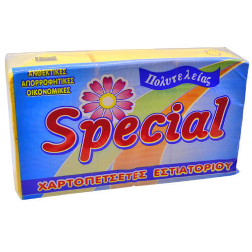Κρίνος Χαρτοπετσέτα Special 1φ (24x24cm) - Βερικοκί (500τεμ)