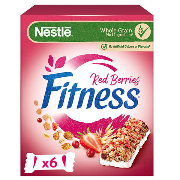 Nestle Fitness Bars 23,5gr (Red Berries) 6τεμ