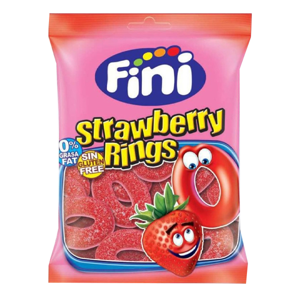 FINI Strawberry Rings 90gr