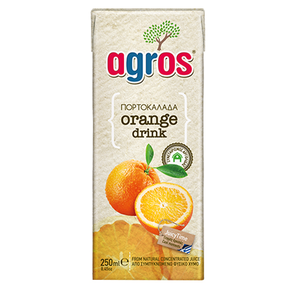 AGROS Χυμός Πορτοκαλάδα 250ml
