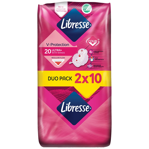 Libresse Σερβιέτες Ultra Normal 2x10τεμ.
