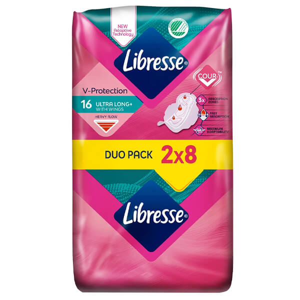Libresse Ultra Long 16τεμ. Duo Pack 2x8τεμ.