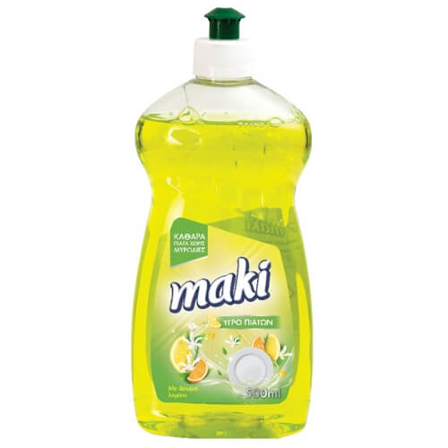 Μάκι Υγρό Πιάτων 500ml (Λεμόνι)