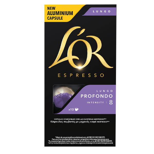 Lor Caps Espresso Lungo (10τεμ.) Profondo