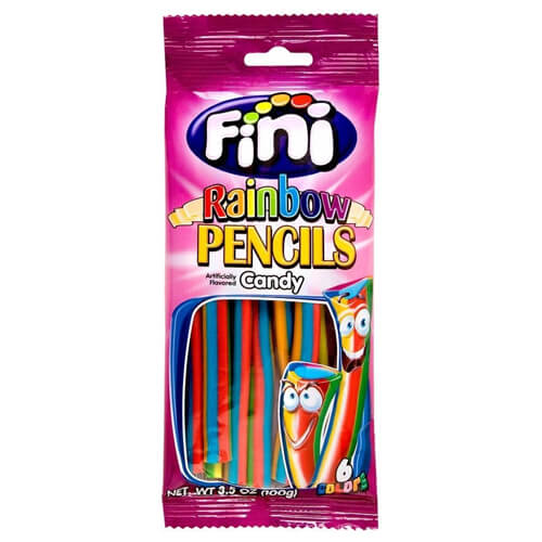 FINI Καραμέλες Εξάχρωμες 90gr (Rainbow)