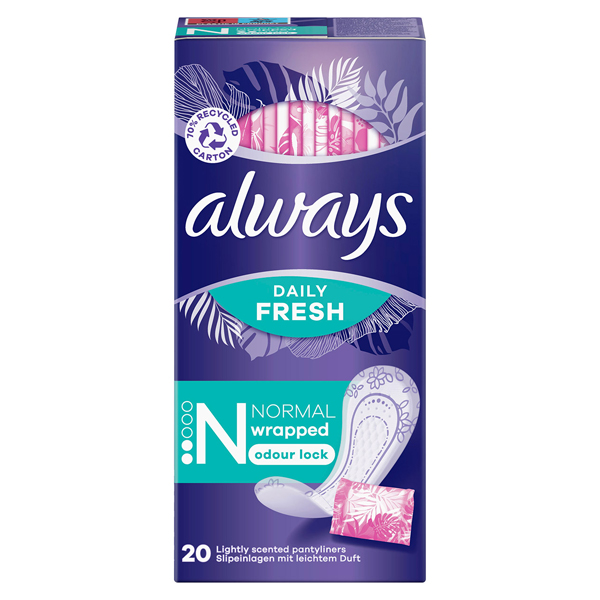 Always Σερβιετάκια Daily Fresh 20τεμ.