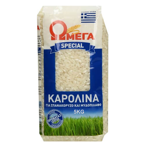 Ωμέγα Ρύζι Καρολίνα 5kg