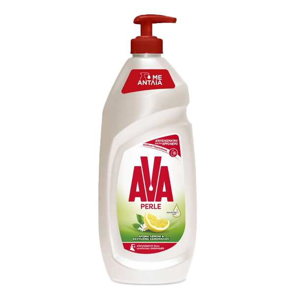 Ava Perle Πιάτων 650ml (Χαμομήλι & Λεμόνι) (Αντλία)
