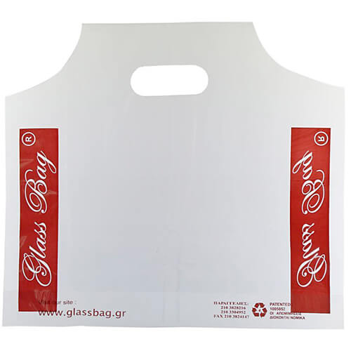 Σακούλα Ποτηροθήκη 2 Θέσεων Glass Bag Κλειστό Κάτω Μέρος 500τεμ.